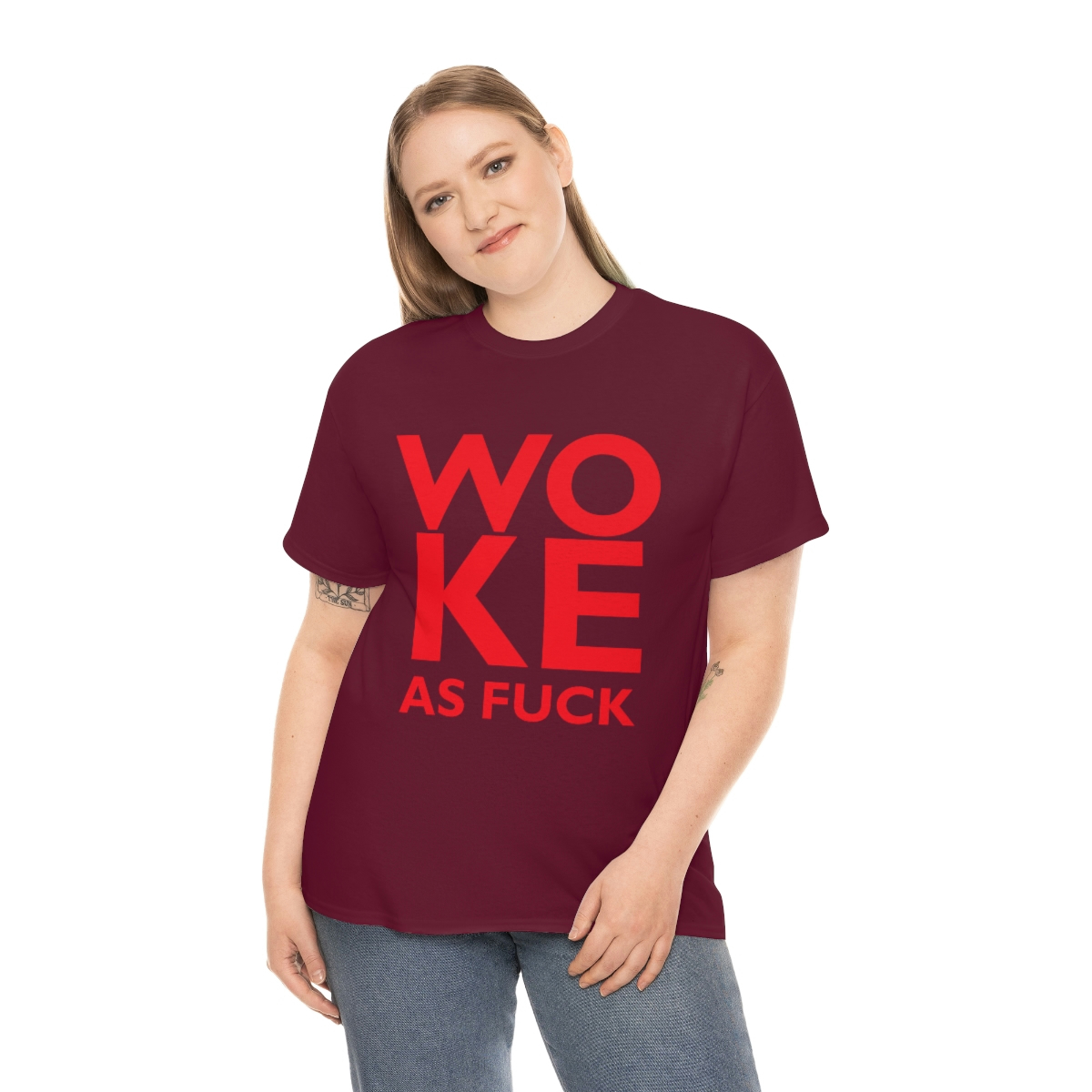 WOKE AF Unisex Heavy Cotton Tee