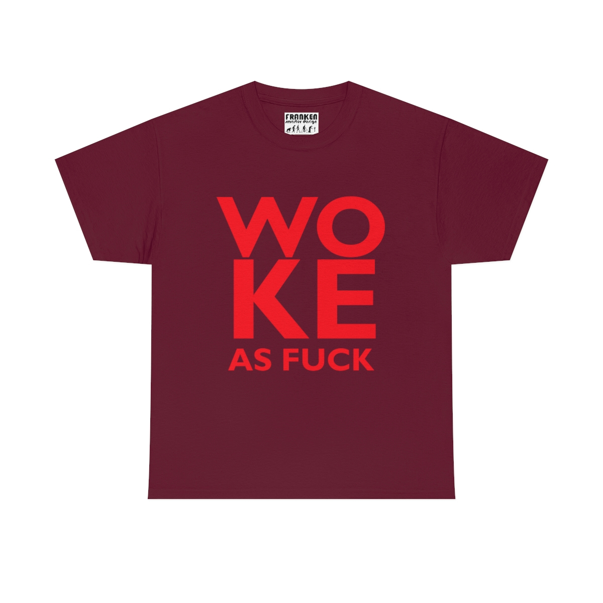 WOKE AF Unisex Heavy Cotton Tee - Image 2